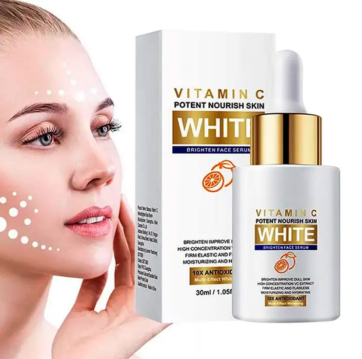 Sérum Facial Iluminador Bioaqua con Vitamina C – Hidratación, Luminosidad y Antiedad