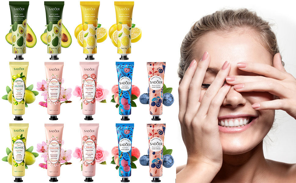 Crema Hidratante de Manos con Extracto de Sakura | 7 Variedades Nutritivas