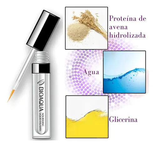Bioaqua Sérum Nutritivo para Pestañas – Crecimiento, Fuerza y Volumen